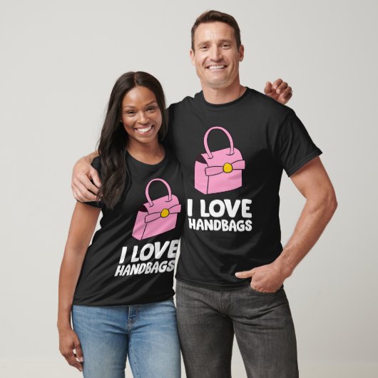 T-shirt Sac à main J'aime les sacs à main (Unisexe)