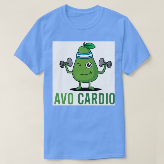 T-shirt sac cardio avocat (Design devant)