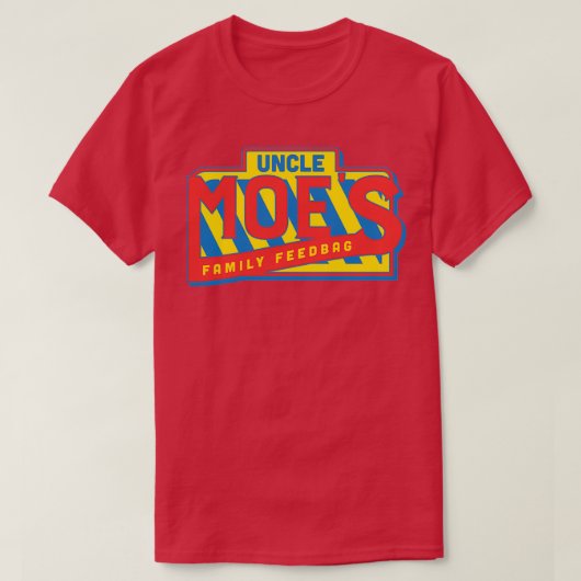 T-shirt Sac d'alimentation de la famille Uncle Moes (Design devant)