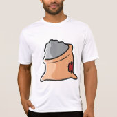 T-shirt Sac de ciment Matériau de construction (Devant)