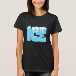 T-shirt Sac de glace congelé Costume d'Halloween pour homm