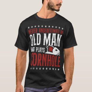 T-shirt Sac De Haricot De Cornhole Ne Sous-Estime Jamais U