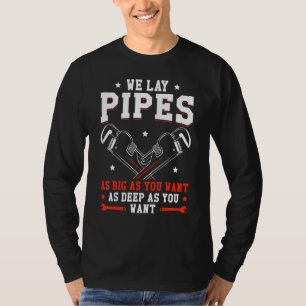 T-shirt Sac En Plumber Mens Nous Possédons Des Tuyaux Auss
