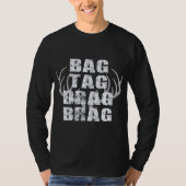 T-shirt sac étiquette trainer brag cerf chasseur bucks cer (Devant)