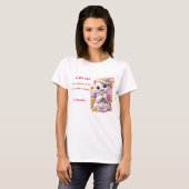 T-shirt Sac fourre-tout de chat (Devant entier)