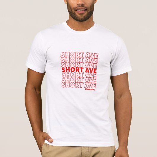 T-shirt Sac Merci Style T Bella&Canvas - Hommes (Devant)
