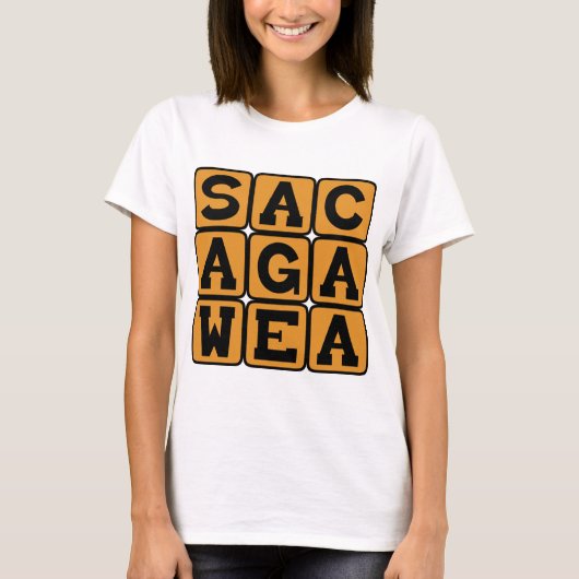 T-shirt Sacagawea, Natif américain (Devant)