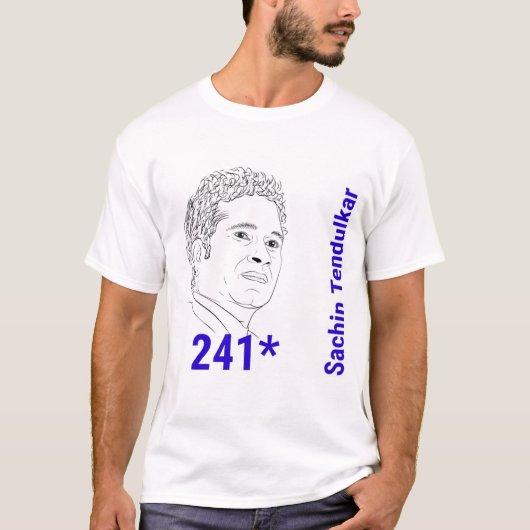 T-shirt Sachin Tendulkar 241 (Devant)