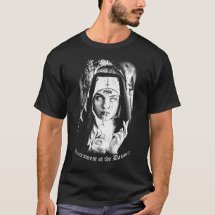T-shirt Sacrament of the Damned - Occult Streetwear Design