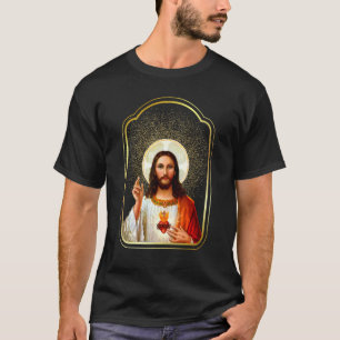 T-shirt Sacré-Cœur de Jésus-Christ catholique Immaculée H