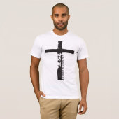 T-SHIRT SACRÉ DE CROIX DE GUERRIER (Devant entier)
