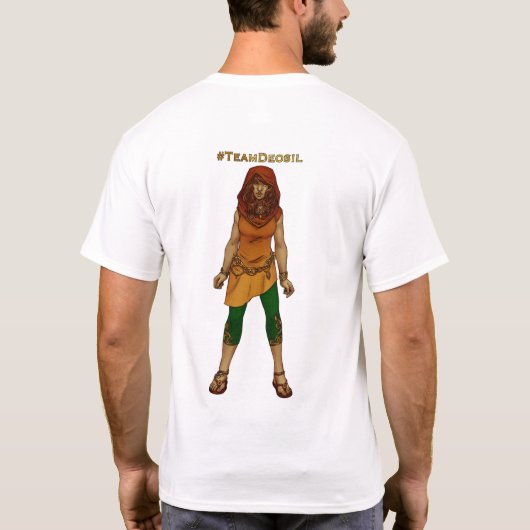 T-shirt sacré de TeamDeosil de bande (Dos)