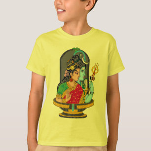 T-Shirt Sacré Shiva Parvati – Amour Divin & Cosmi