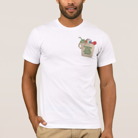 T-shirt Sacs en plastique (Devant)
