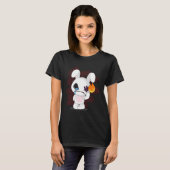T-shirt Sad Broken Cute Emo Déplaisant Bunny Goth Horreur (Devant entier)