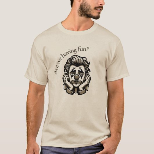T-shirt Sad Clown (Devant)