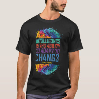 T-shirt S'Adapter Aux Changements Et Apprendre De Nouvelle