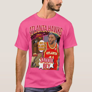 T-shirt Saddiq Bey Basketball Art Hawks 1