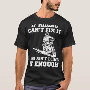 T-shirt Saddup for Happiness : Si équitation ne peut le ré