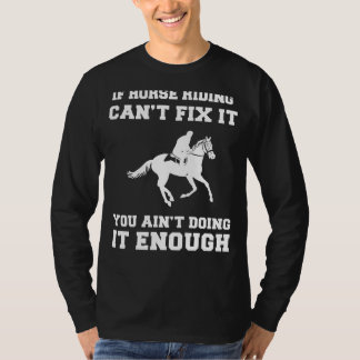 T-shirt Saddup for Serenity : Si Cheval équitation Cant Fi