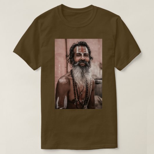 T-shirt Sadhu à Varanasi (Design devant)