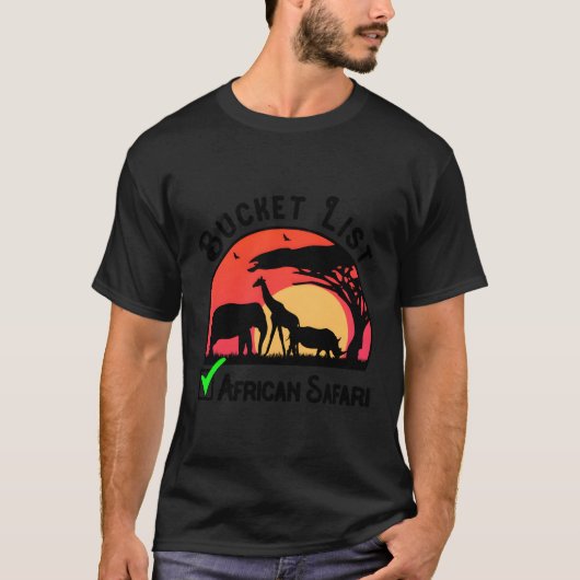 T-shirt Safari africain (Devant)