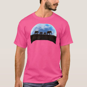 T-shirt Safari Afrique Animaux sauvages Zoo Elephant