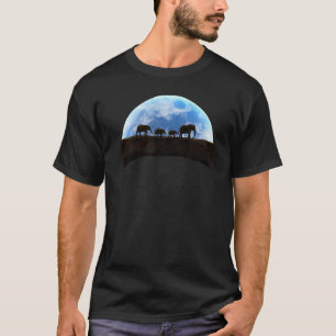 T-shirt Safari Afrique Animaux sauvages Zoo Elephant