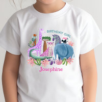 Safari animaux de la jungle fille anniversaire