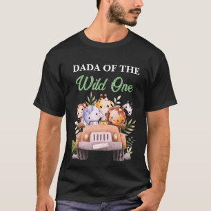 T-shirt Safari Animaux Sauvages Anniversaire NOIR