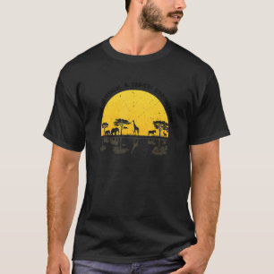 T-shirt Safari Famille Vacances Pour Voyage En Famille Afr