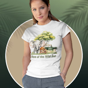 T-shirt Safari Jungle Maman de la nature Un Anniversaire