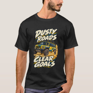 T-shirt Safari Rally Routes poussiéreuses Objectifs clairs