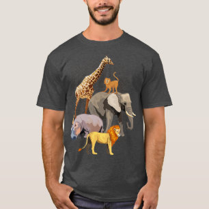 T-shirt Safari Squad Africain Safari Animaux Drôle Zoo Ani
