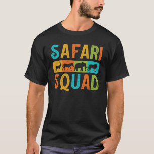 T-shirt Safari Squad African Animal Family Vacances Voyage