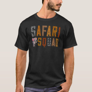 T-shirt Safari Squad African Savanna Zookeeper Family Vaca