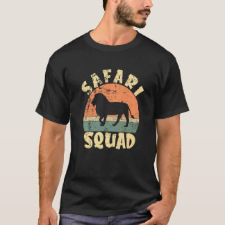 T-shirt Safari Squad Wild Animal Jungle Afrique Zoo Animal