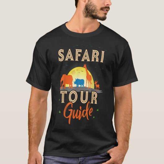 T-shirt Safari Tour Guide Safari Mens Costume (Devant)