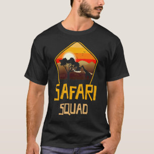 T-shirt Safari vintage Amateurs Zoo Safari Squad Safari Bi