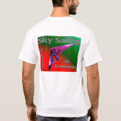 T-shirt Safaris de navigation de ciel (Dos)