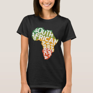 T-shirt Saffa Afrique du Sud Loin d'Afrique Drôle ExPat