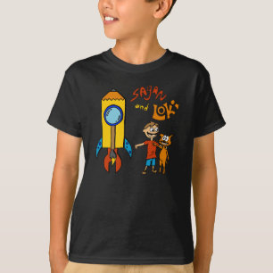 T-shirt Sagan en Loki Rocket Black
