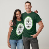 T-shirt Sage Green Family Tree Réunion familiale (Unisexe)