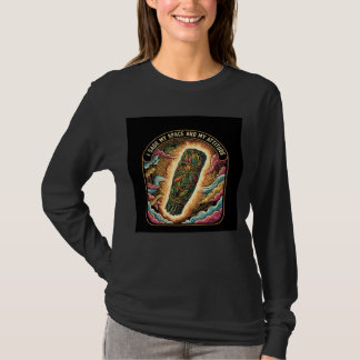 T-shirt Sage My Space and My Attitude Smudging Cleansing A