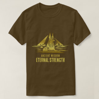 T-shirt Sagesse Ancienne, Force Éternelle - Or