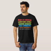 T-shirt Sagesse colorée : Embrassez les leçons vibrantes d (Devant entier)