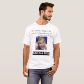 T-shirt Sagesse de budget (Devant entier)