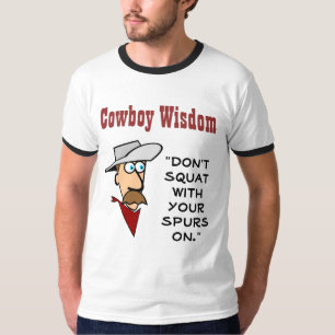 T-shirt Sagesse de cowboy