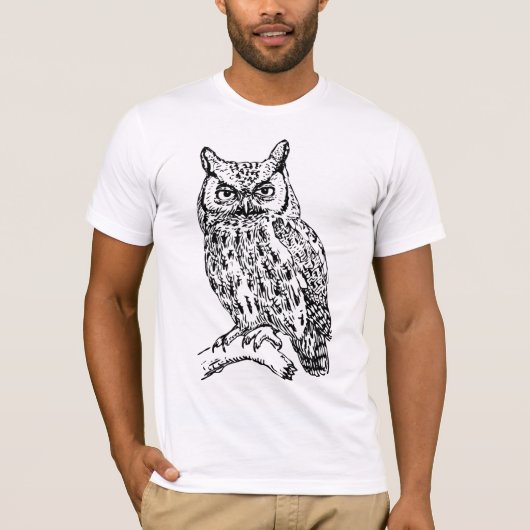 T-shirt Sagesse de l'as - hibou de Bokuto - version de (Devant)