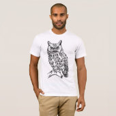 T-shirt Sagesse de l'as - hibou de Bokuto - version de (Devant entier)